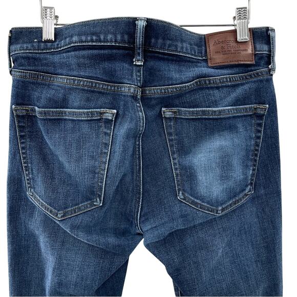 Abercrombie & Fitch Indie Streetwear Rockabilly Langdon Skinny Jeans 31 x 32 - Picture 5 of 9